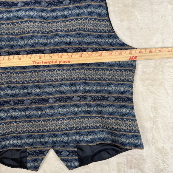 VTG Pendleton Originals Aztec Vest Women's Size 6 Wool Button USA Western - Picture 6 of 7